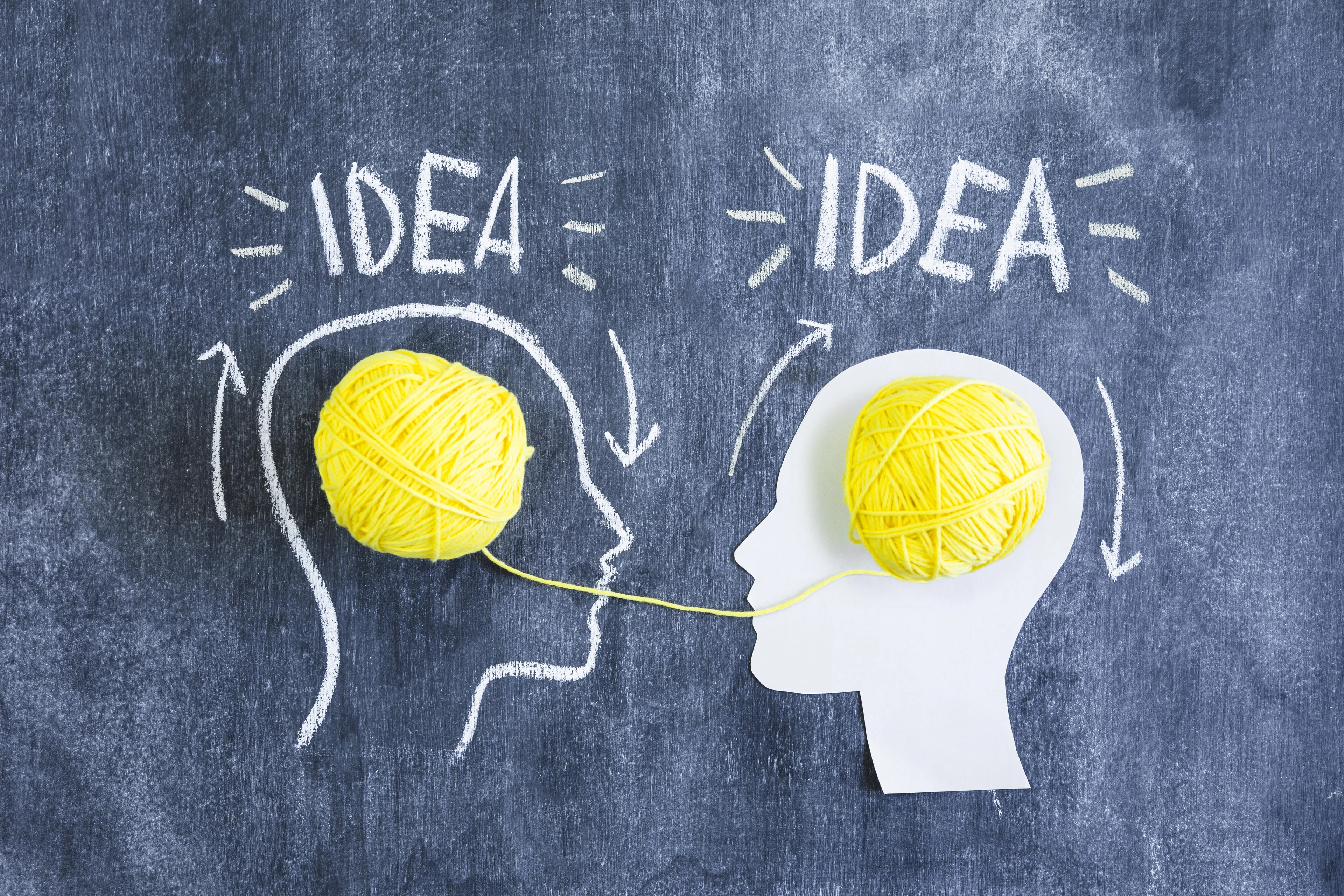 Brain activity during an innovative thought process